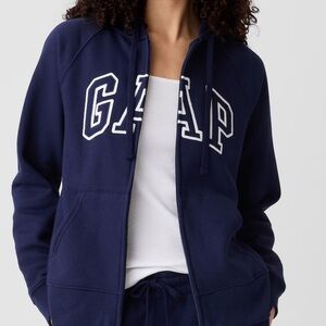 GAP Logo Zip Hoodie